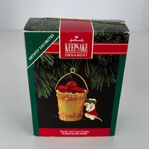 Hallmark Keepsake Artists’ Favourite 1992 Uncle Art’s Ice Cream ornament